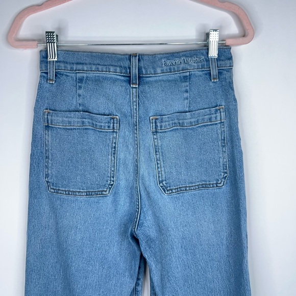 Favorite Daughter The Mischa Super High Rise Wide Leg Jeans Tahoe Wash Size 27 - Picture 6 of 15
